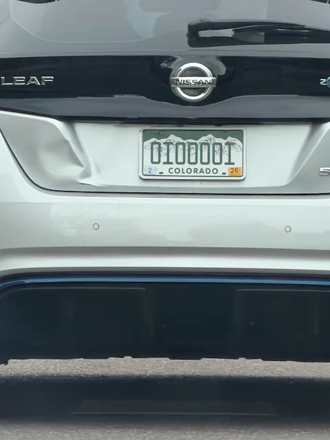 License plate