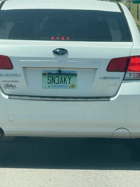 License plate