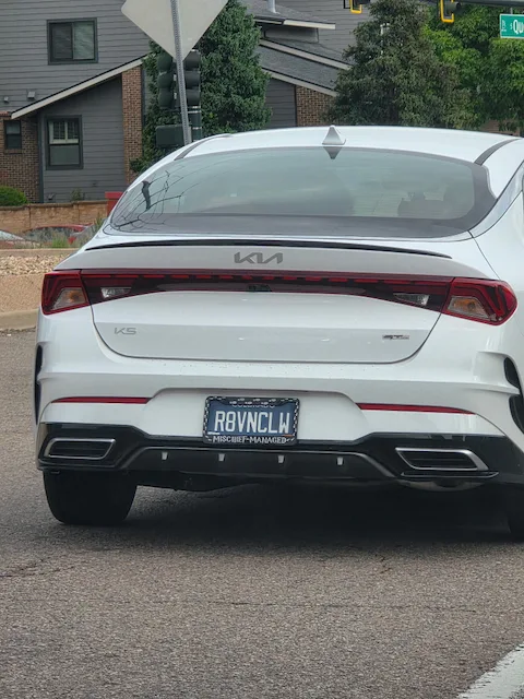 License plate