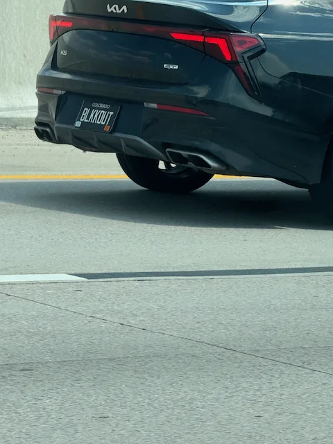 License plate