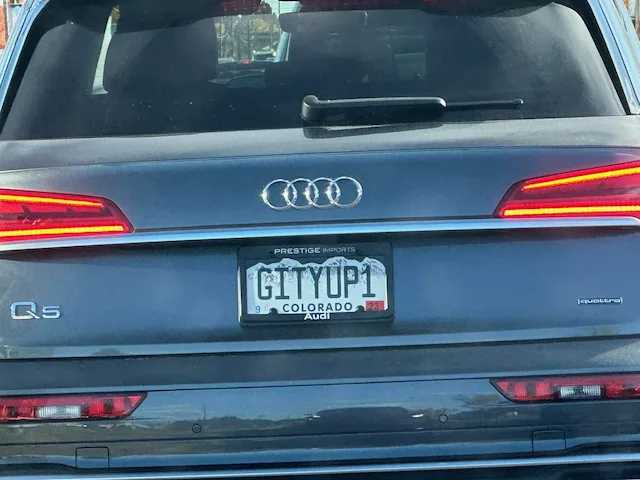 License plate