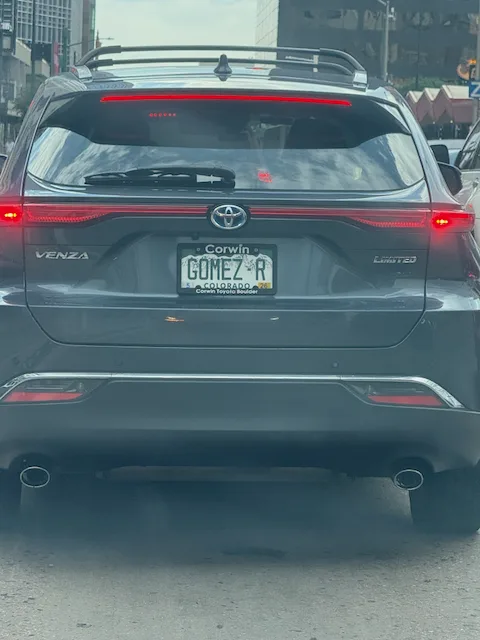 License plate