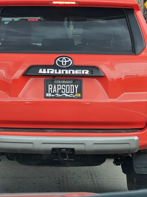 License plate