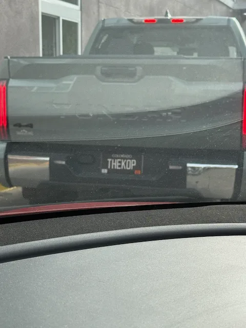 License plate
