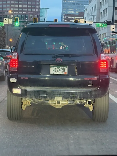License plate