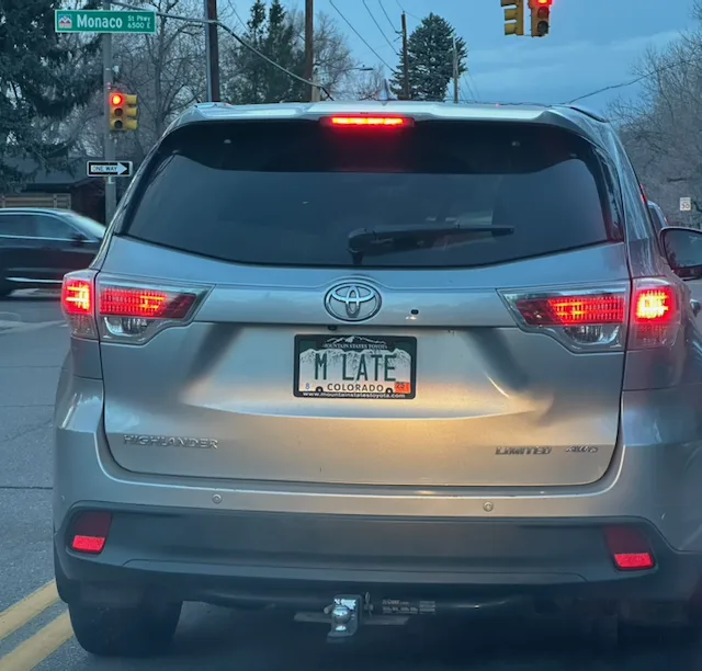 License plate