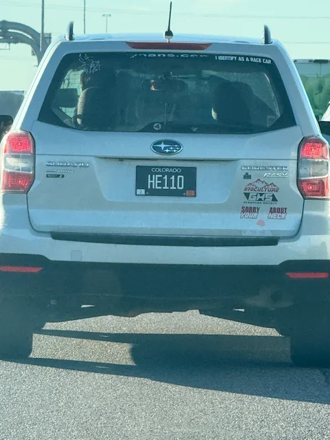 License plate