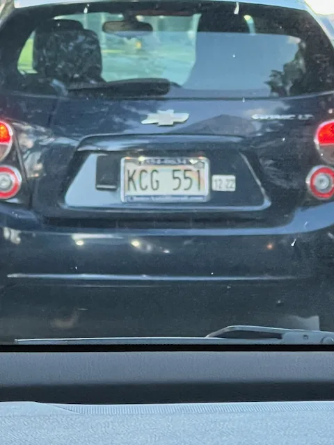 License plate