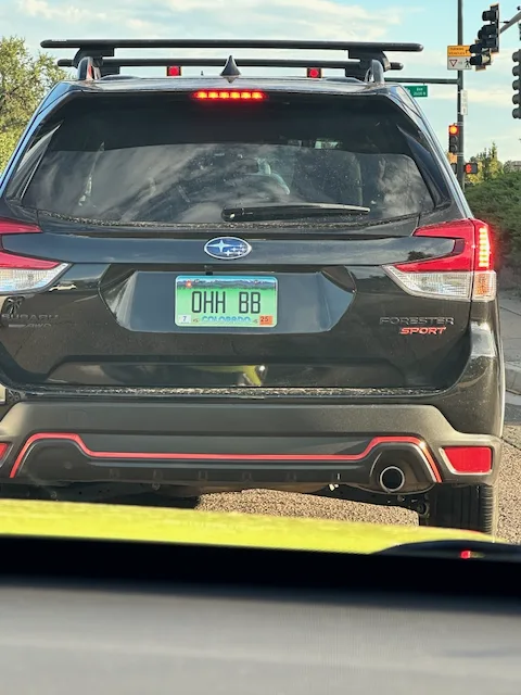 License plate
