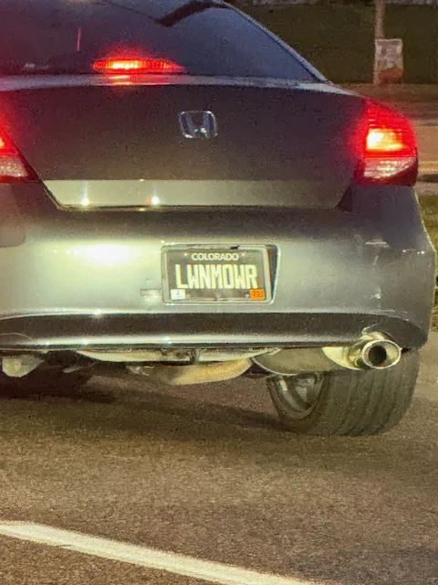 License plate