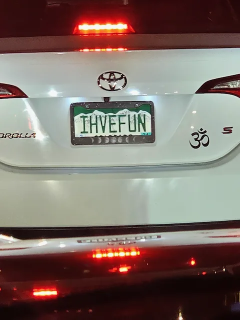 License plate
