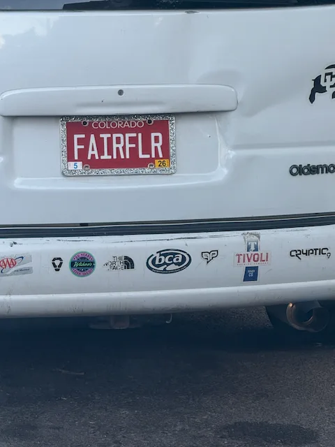 License plate