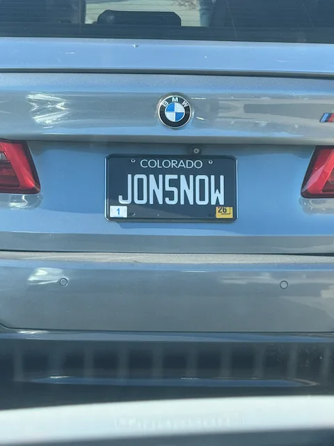 License plate