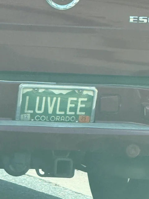 License plate