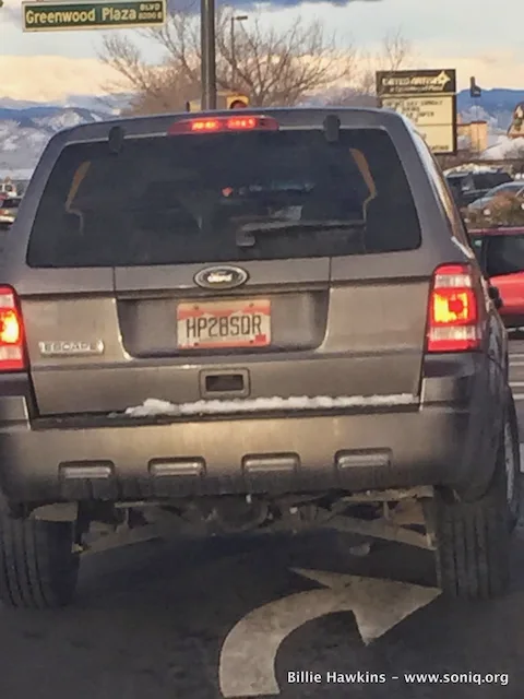 License plate