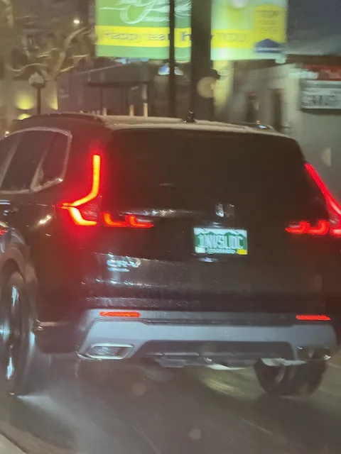 License plate