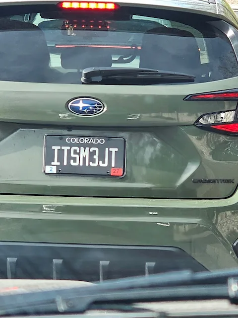 License plate