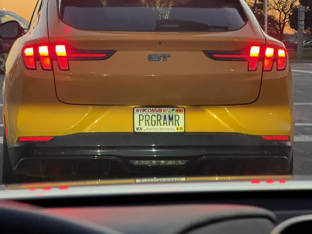 License plate
