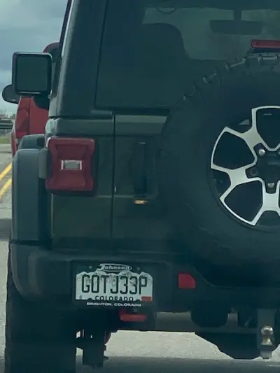 License plate