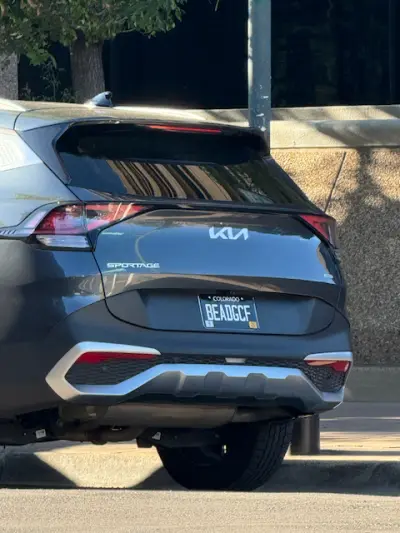 License plate