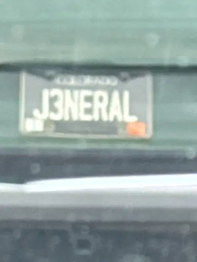 License plate