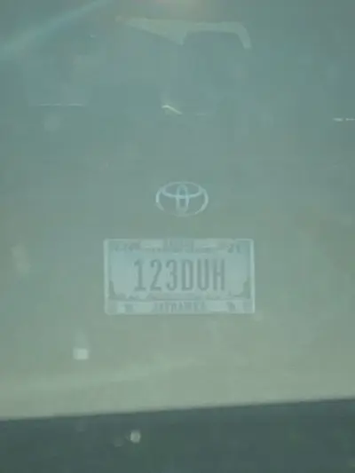 License plate