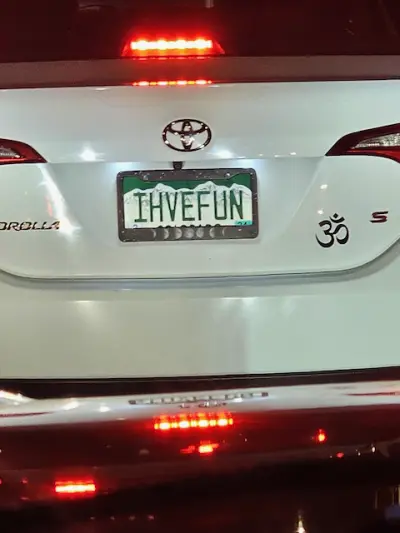 License plate