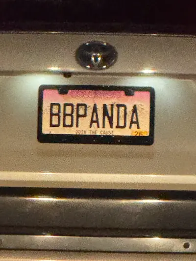 License plate