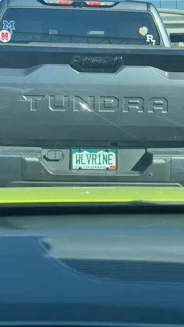 License plate